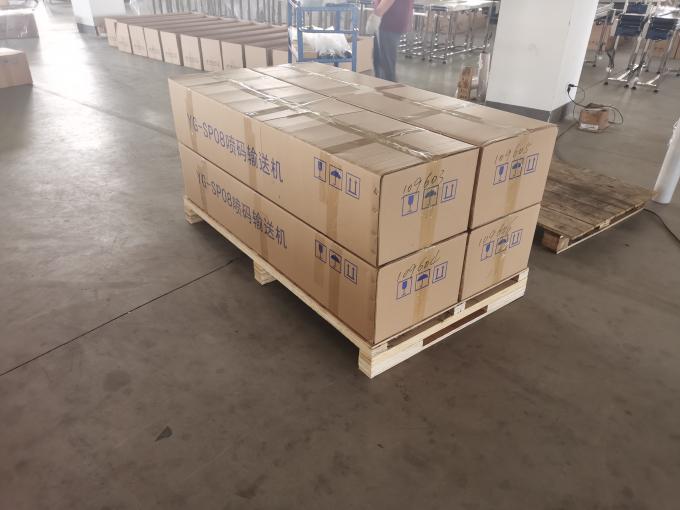 1500*300*750mm Máquina de transporte de codificação de data estável Compatibilidade com impressora CIJ 1