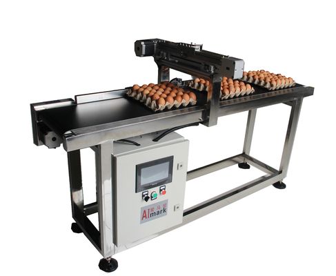 400W Data Impressa Friction Feeder Egg Coding Conveyor