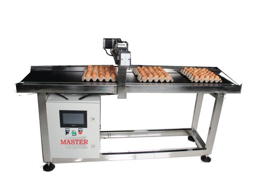 400W Data Impressa Friction Feeder Egg Coding Conveyor