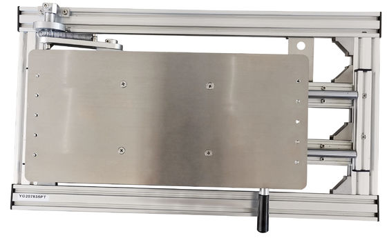 520 mm*250 mm*100 mm Mesa deslizante para codificação ajustável com suporte de impressora