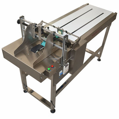 Feeder de folha de papel impresso de cartão de plástico de fricção de 180W com receptor