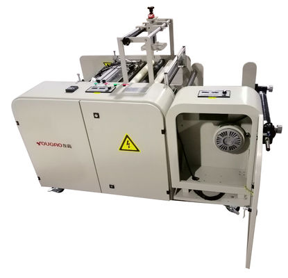 Máquina de reviravolta de corte de filme programável PLC para captação automática de pagamentos