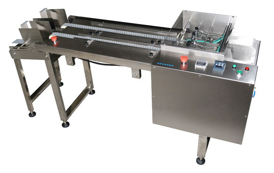 Feeder de cartões de atrito de trilho com alimentação dupla, com parte receptiva simples, por grosso