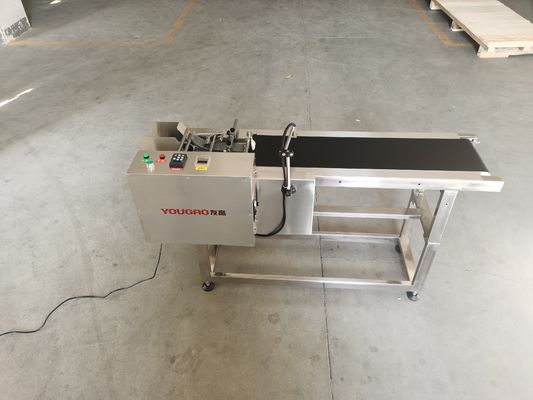 Transportador de codificação de teste rápido semiautomático de 100 m/min com impressora a jato de tinta