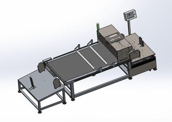 Feeder de sacos de plástico de sucção a vácuo de aço inoxidável com receptor