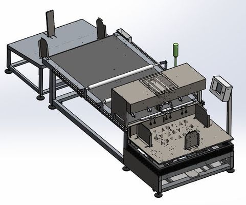 Feeder de sacos de plástico de sucção a vácuo de aço inoxidável com receptor