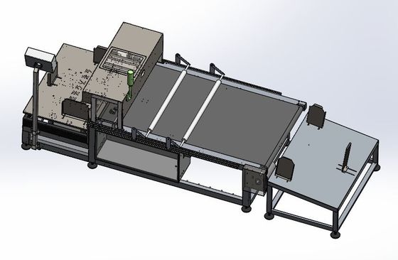 Feeder de sacos de plástico de sucção a vácuo de aço inoxidável com receptor