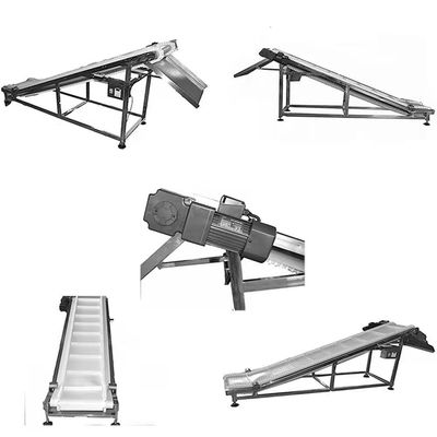 IS09001 Transportador de codificação de garrafas de tipo de escalada com deflector ajustável