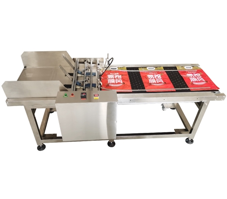 Feeder de papel de dupla fricção de frequência variável para sacos de cereais de arroz