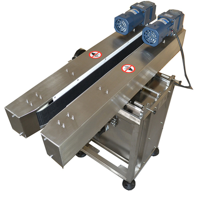 Automático Prensagem Eliminar vibração Conveyor de codificação de fundo com impressora a jato de tinta