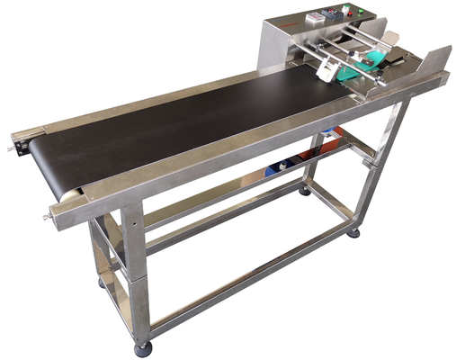 Máquina automática com contador de alta velocidade de alimentação de freqüência variável de atrito combinado com impressora a jato de tinta