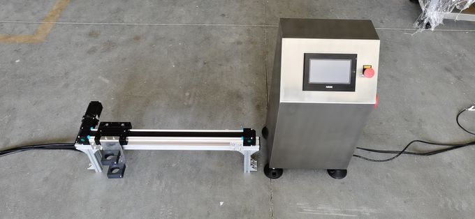 Máquina de embalagem de mesa deslizante Sistema transversal para codificação 0